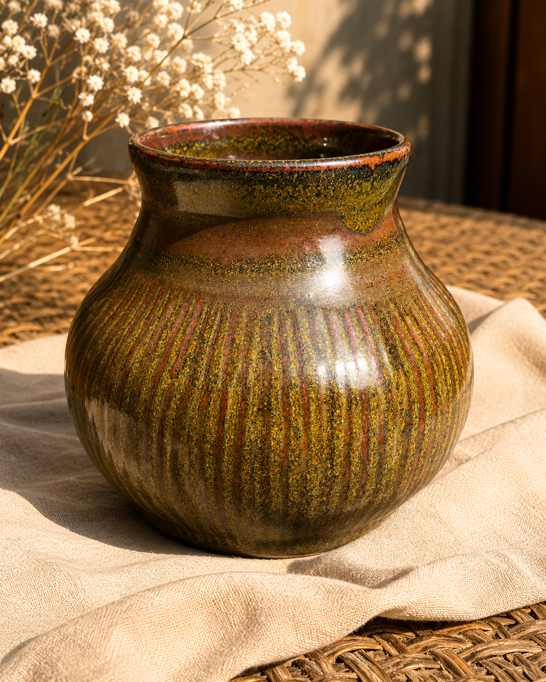 Honey Pollen Vase
