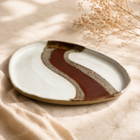 Gold & Snow Plate