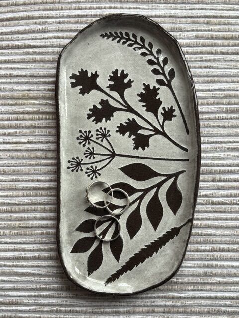 Winter Fern Trinket Dish - Image 4